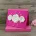 Handmade Invitation Card with Paper Box Hardcover Wedding Invitation Foil Printing 